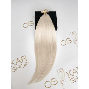 Extensii Cheratina Russian Hair #100 Blond Alb